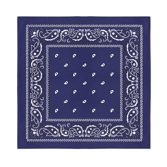 White cotton bandanas bulk on sale