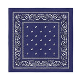 Square Bandanas (24 Pack) Cotton Solid 22 inches Black  Wholesale