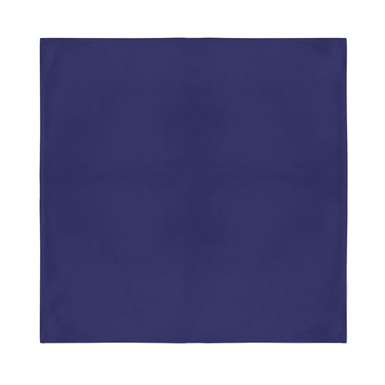 12 Pack POLYESTER Bandanas Solid 22 inches White Bandanas Wholesale