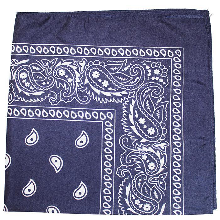 Z***UNAVAILABLE PRODUCT All Bandanas - Paisley or Solid Cotton or Polyester 22 or 27 inches Solid 22 in Cotton Black  Wholesale