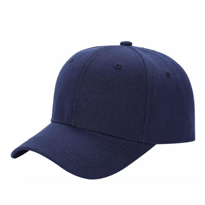 Navy Blue Velcro Hat Cap