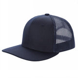 Navy Trucker Mesh Hat Cap Curved Brim