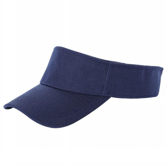 Navy Velcro Sun Visor Hat Cap