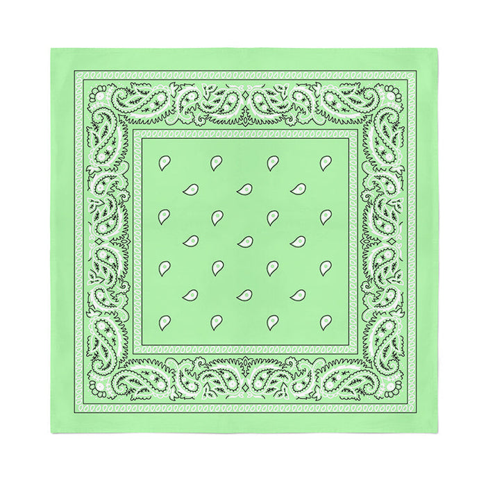 12 Pack COTTON Bandanas Solid 22 inches White Bandanas Wholesale