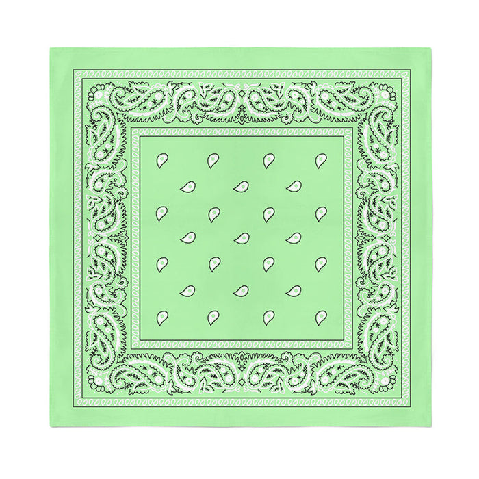 12 Pack COTTON Bandanas Solid 22 inches White Bandanas Wholesale