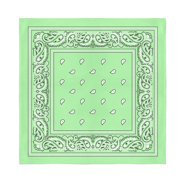 12 Pack COTTON Bandanas Solid 22 inches White Bandanas Wholesale