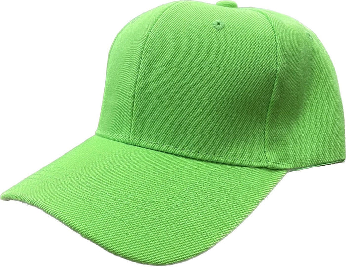 Neon Green Velcro Hat Cap
