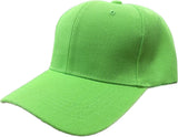 Neon Green Velcro Hat Cap