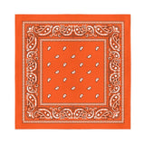 12 Pcs COTTON Bandanas Bulk Wholesale - Paisley or Solid (Sold per Dozen) - BandanasWholesale