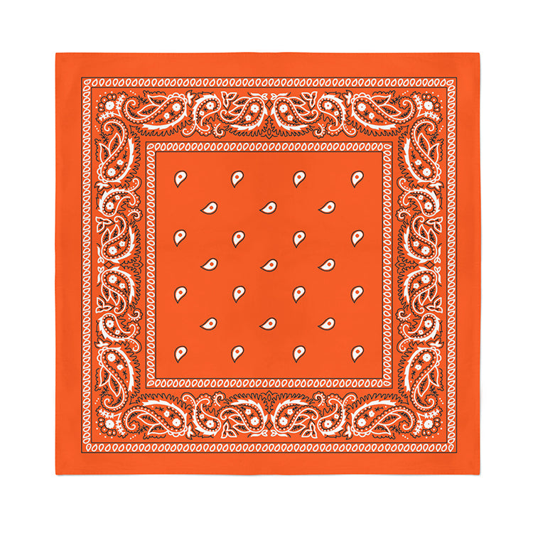 12 Pack COTTON Bandanas Solid 22 inches White Bandanas Wholesale