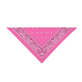 Neon Pink Dog Bandana