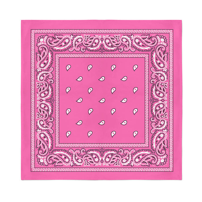 12 Pack COTTON Bandanas Solid 22 inches White Bandanas Wholesale