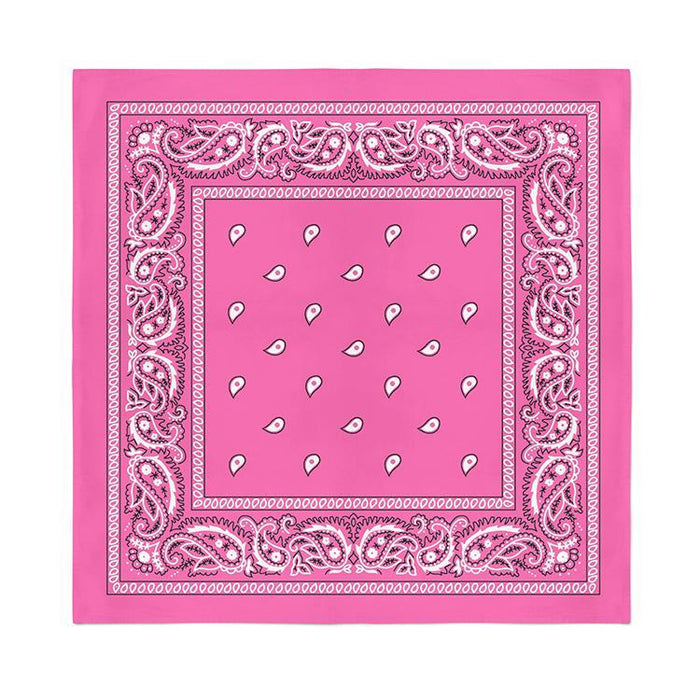 Square Bandanas (24 Pack) Cotton Solid 22 inches Black  Wholesale