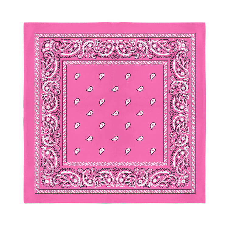 12 Pack COTTON Bandanas Solid 22 inches White Bandanas Wholesale