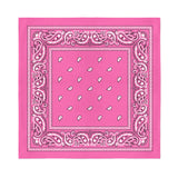 12 Pack COTTON Bandanas Solid 22 inches White Bandanas Wholesale