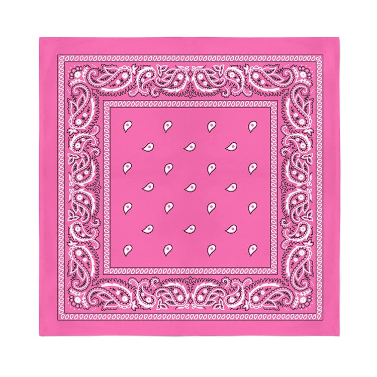 12 Pack COTTON Bandanas Solid 22 inches White Bandanas Wholesale