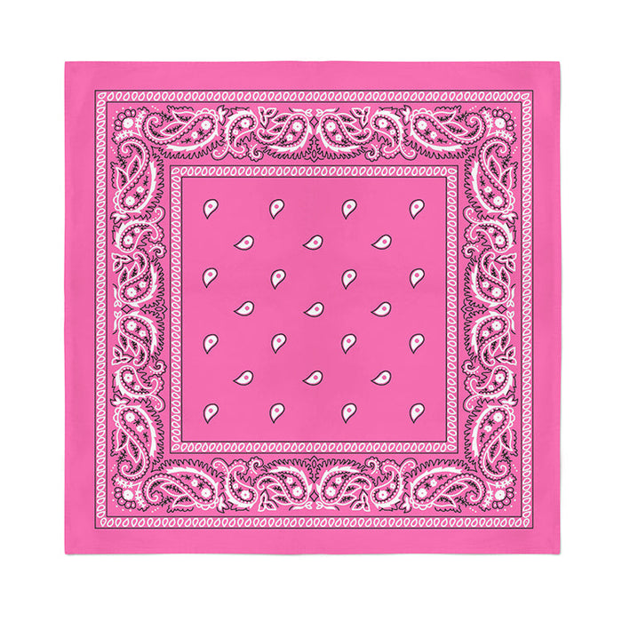 12 Pack COTTON Bandanas Solid 22 inches White Bandanas Wholesale