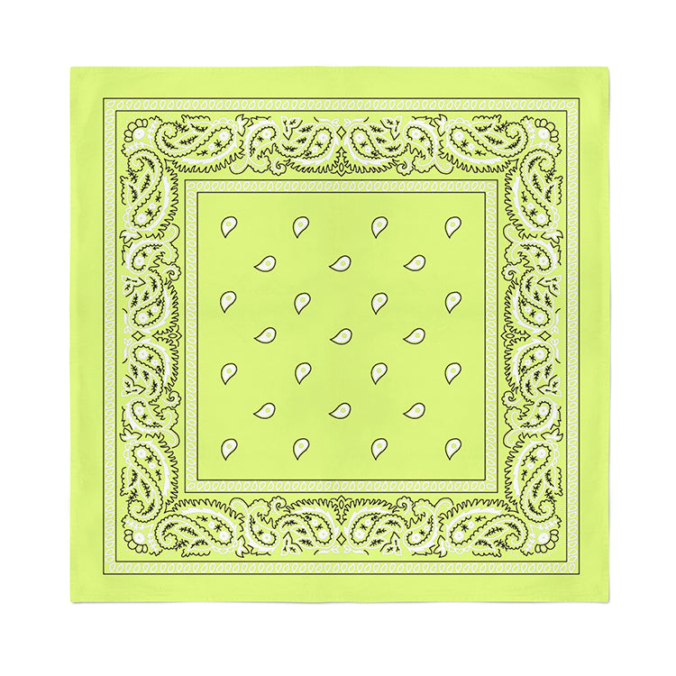 12 Pack COTTON Bandanas Solid 22 inches White Bandanas Wholesale
