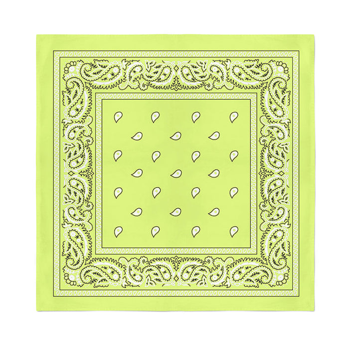 12 Pack COTTON Bandanas Solid 22 inches White Bandanas Wholesale