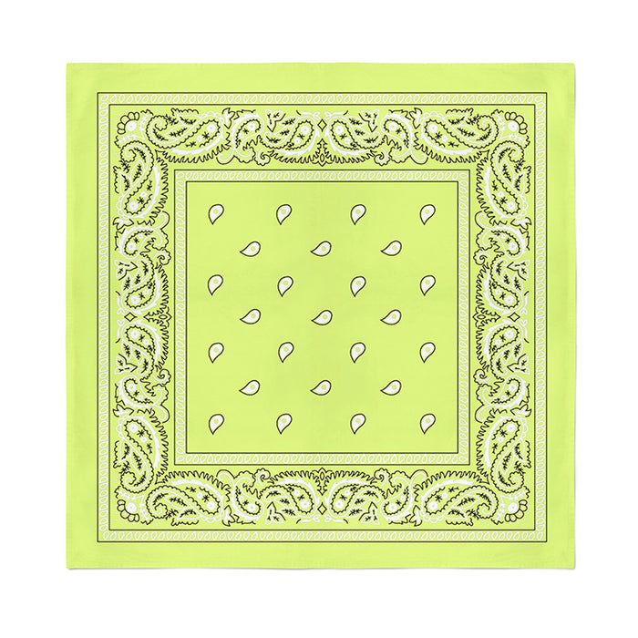 3 Pack COTTON Bandanas Solid 22 inches White Bandanas Wholesale