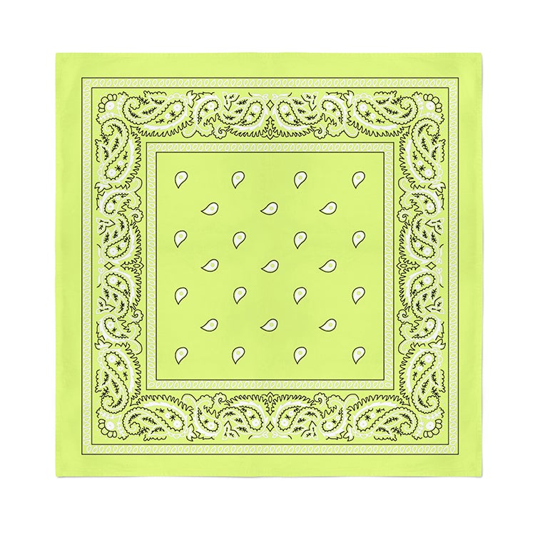 12 Pack COTTON Bandanas Solid 22 inches White Bandanas Wholesale