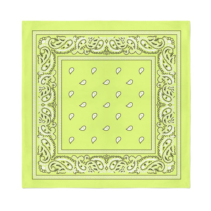 12 Pack COTTON Bandanas Solid 22 inches White Bandanas Wholesale