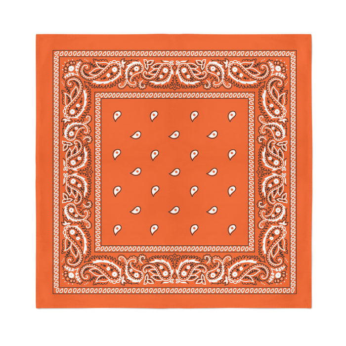 Orange Bandana Headband – Bandanas Wholesale