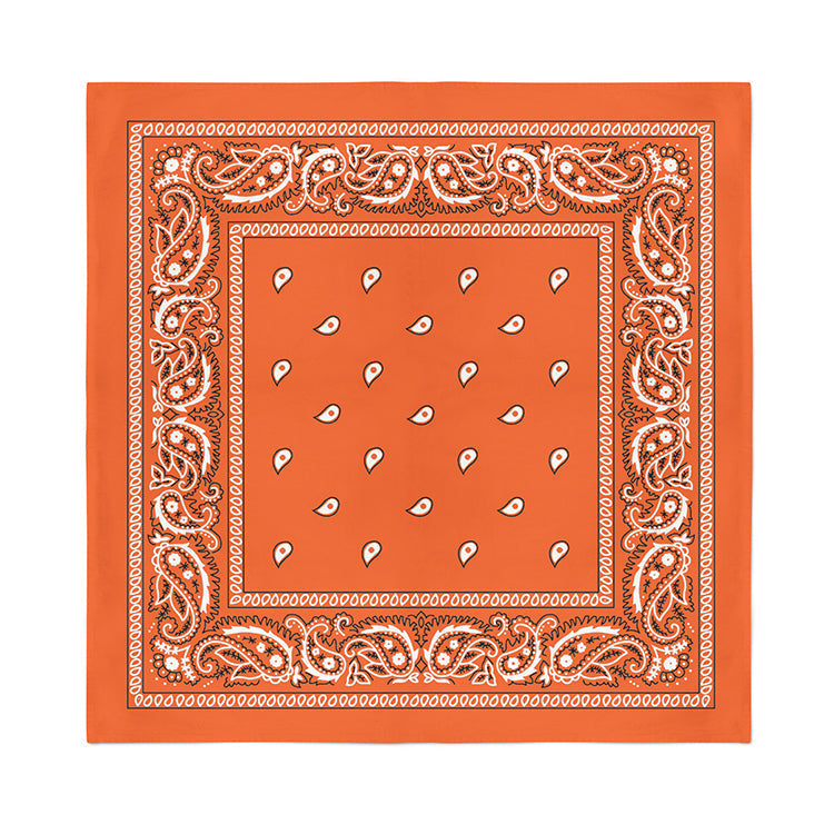12 Pack POLYESTER Bandanas Solid 22 inches White Bandanas Wholesale