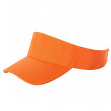Orange Velcro Sun Visor Hat Cap