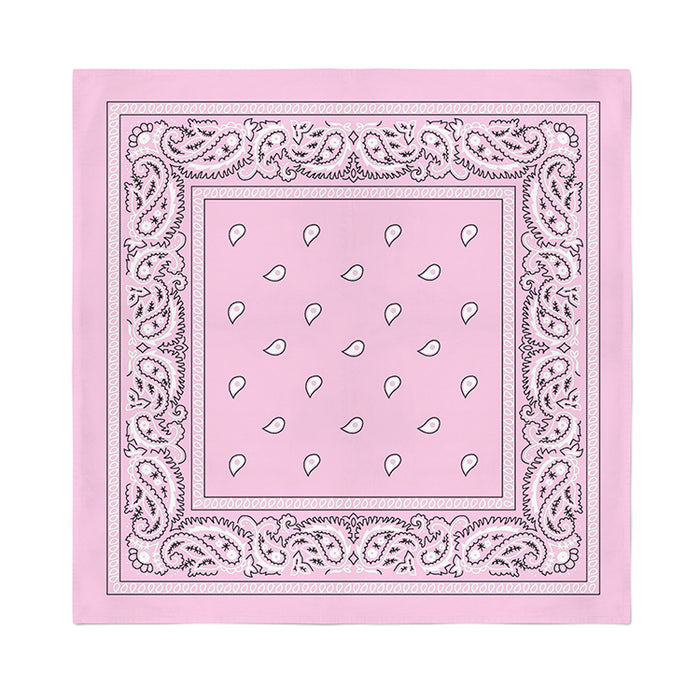 3 Pack COTTON Bandanas Solid 22 inches White Bandanas Wholesale