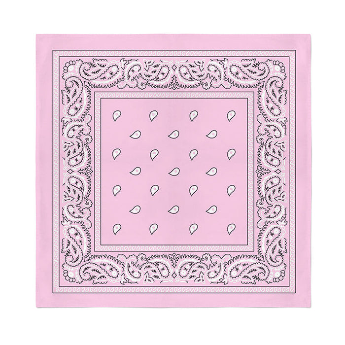 12 Pack COTTON Bandanas Solid 22 inches White Bandanas Wholesale