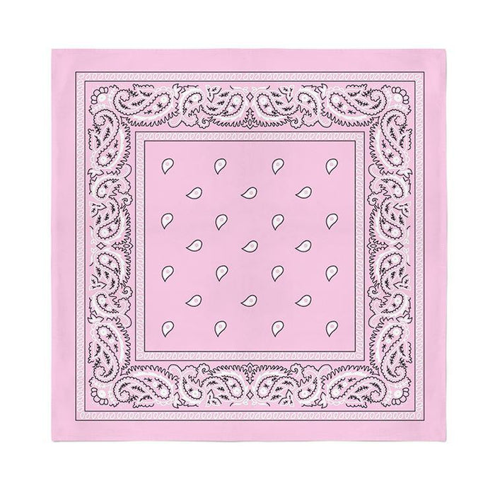 Square Bandanas (24 Pack) Cotton Solid 22 inches Black  Wholesale