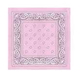 Square Bandanas (24 Pack) Cotton Solid 22 inches Black  Wholesale