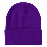 Purple Long Beanie