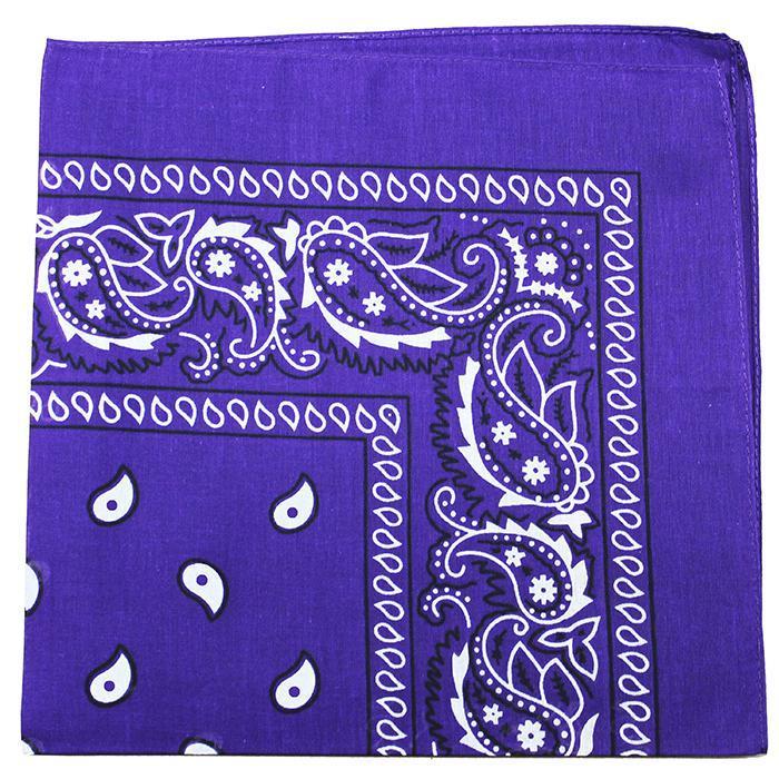 Z***UNAVAILABLE PRODUCT All Bandanas - Paisley or Solid Cotton or Polyester 22 or 27 inches Solid 22 in Cotton Black  Wholesale