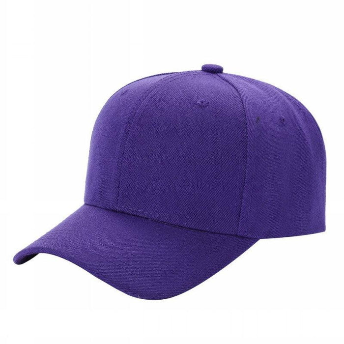 Purple Velcro Hat Cap