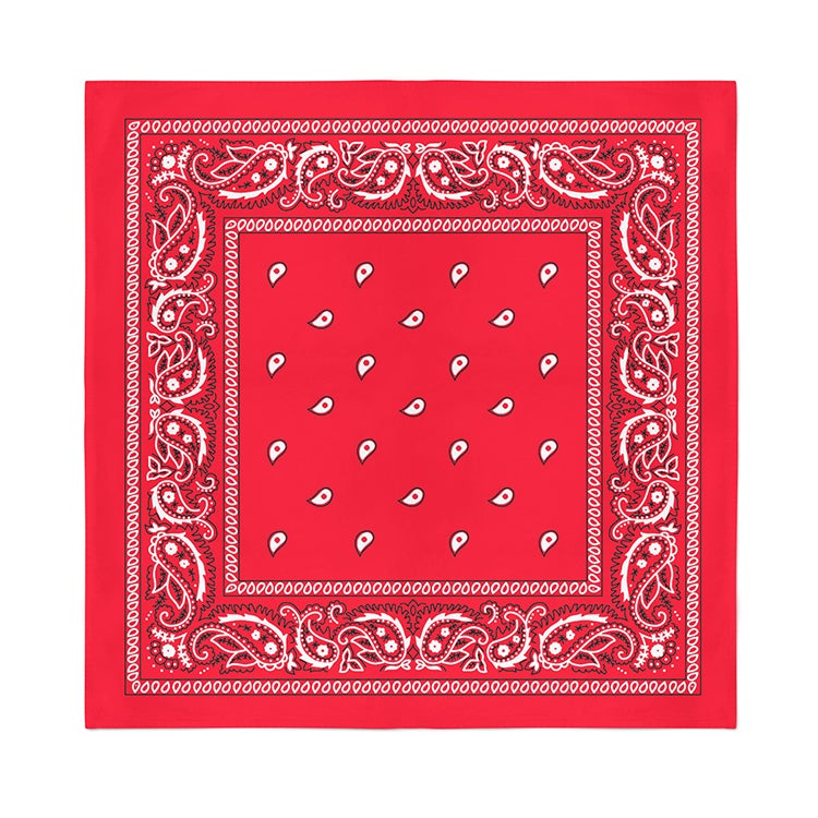 12 Pack POLYESTER Bandanas Solid 22 inches White Bandanas Wholesale
