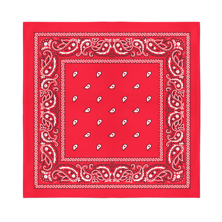 12 Pack POLYESTER Bandanas Solid 22 inches White Bandanas Wholesale