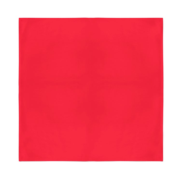 12 Pack POLYESTER Bandanas Solid 22 inches White Bandanas Wholesale