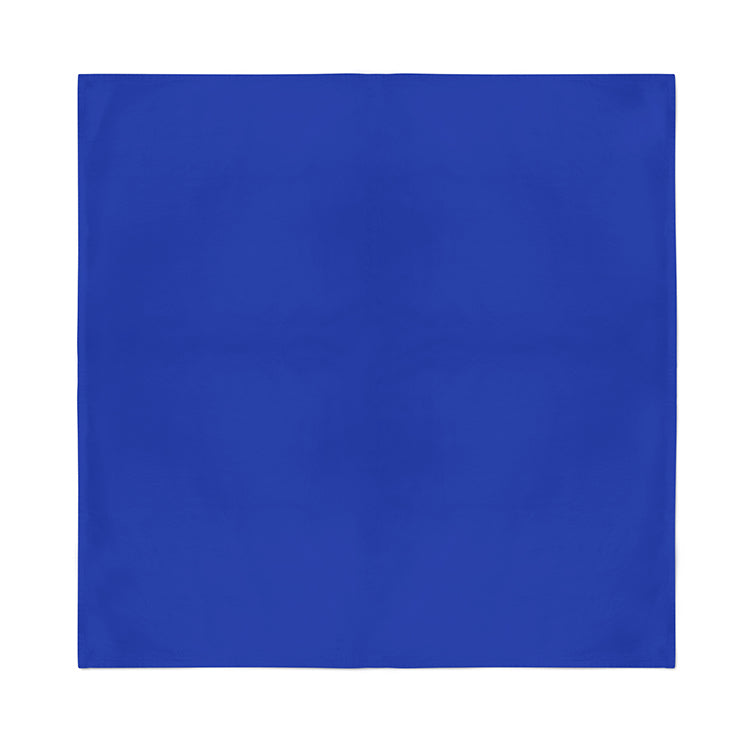 12 Pack POLYESTER Bandanas Solid 22 inches White Bandanas Wholesale