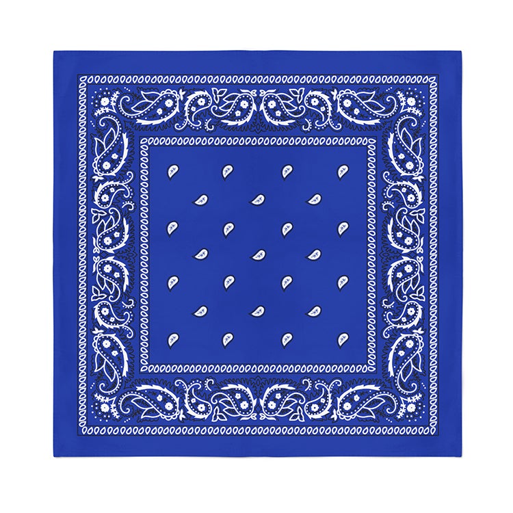 12 Pack POLYESTER Bandanas Solid 22 inches White Bandanas Wholesale