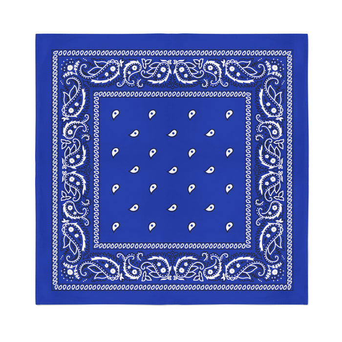 Royal Blue Bandana Travel Bag