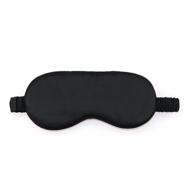 2 Pack Satin Eye Mask Black   Eye Mask Wholesale