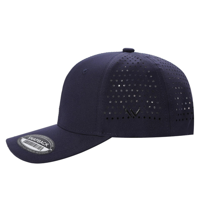 Side Trucker Mesh 6-Panel Waterproof Laser Vented Golf Hat Cap
