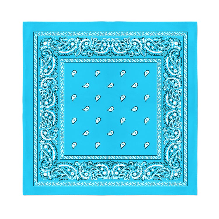 12 Pack POLYESTER Bandanas Solid 22 inches White Bandanas Wholesale