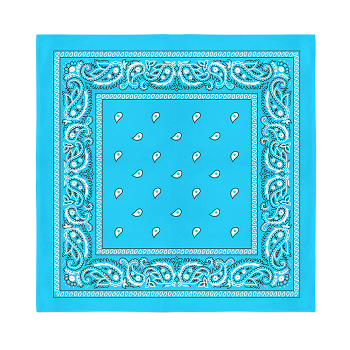 3 Pack POLYESTER Bandanas Solid 22 inches White Bandanas Wholesale