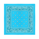 12 Pack POLYESTER Bandanas Solid 22 inches White Bandanas Wholesale