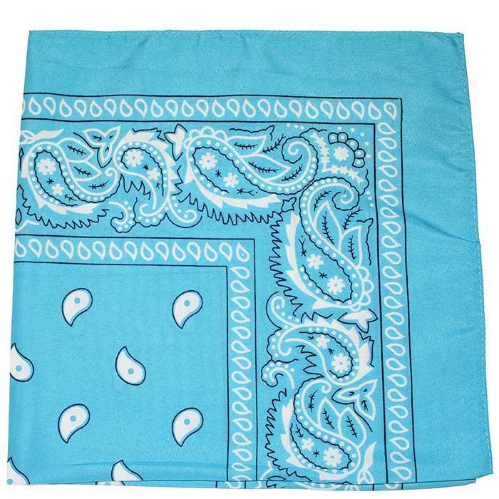 Z***UNAVAILABLE PRODUCT All Bandanas - Paisley or Solid Cotton or Polyester 22 or 27 inches Solid 22 in Cotton Black  Wholesale