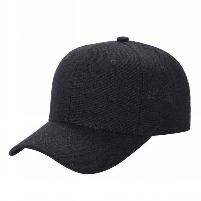 Velcro Hat Cap Black