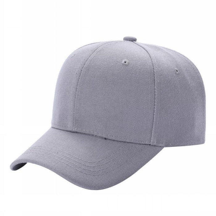 Velcro Hat Cap Grey